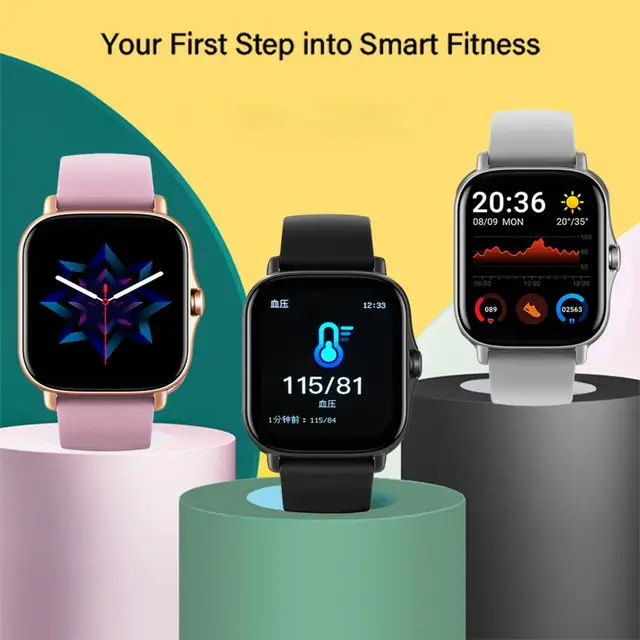 Practical Smart Wristwatch Widely Compatible Multiple Languages 240*240 Resolution Wrist Watch