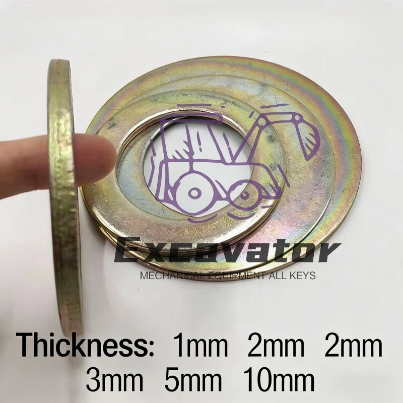 25개 50mm-30mm 굴삭기 가스켓 내마모성 강철 심(시마) 버킷 핀용 두께 1mm-3mm
