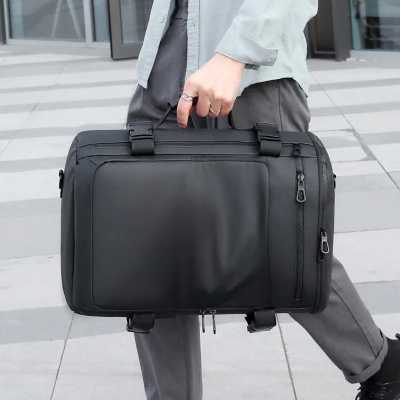 Zaino da Viaggio Convertibile per Uomo e Donna, Borsa Resistente Adatta per Laptop da 16 Pollici, per Fitness e Viaggi - immagine 3