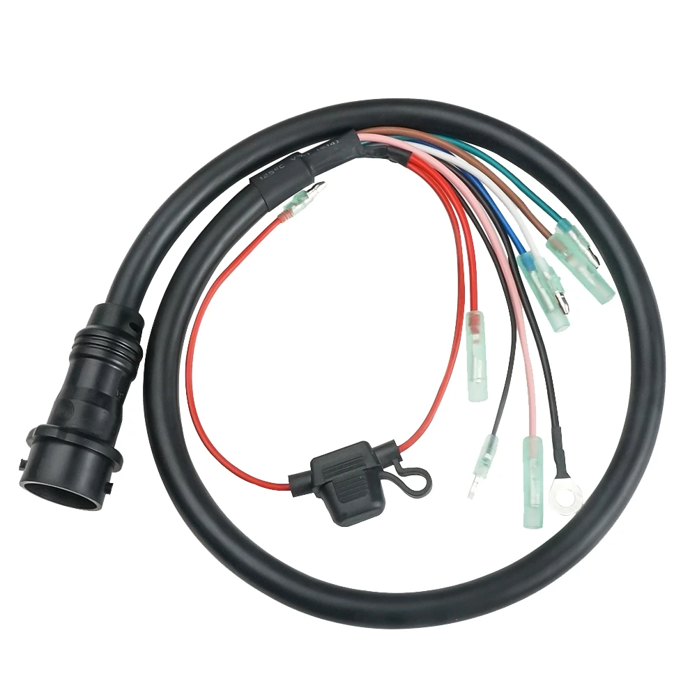 

61T-82590 7Pin Wire Harness Hardness Assy for Yamaha Outboard Motor 2T 25HP 30HP C25 C30 Parsun Hidea HDX Seapro Hangkai