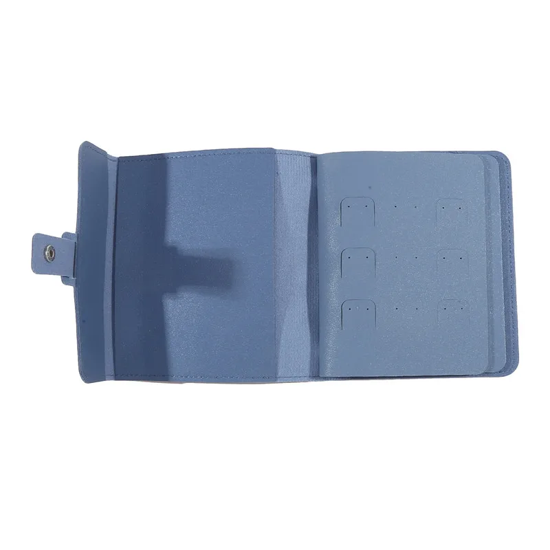 Travel Jewelry Organizer | 1PC PU Leather Ear Stud Storage Bag, Multi-Layer Jewelry Org... - SKU PESB1858 - UGI Packaging