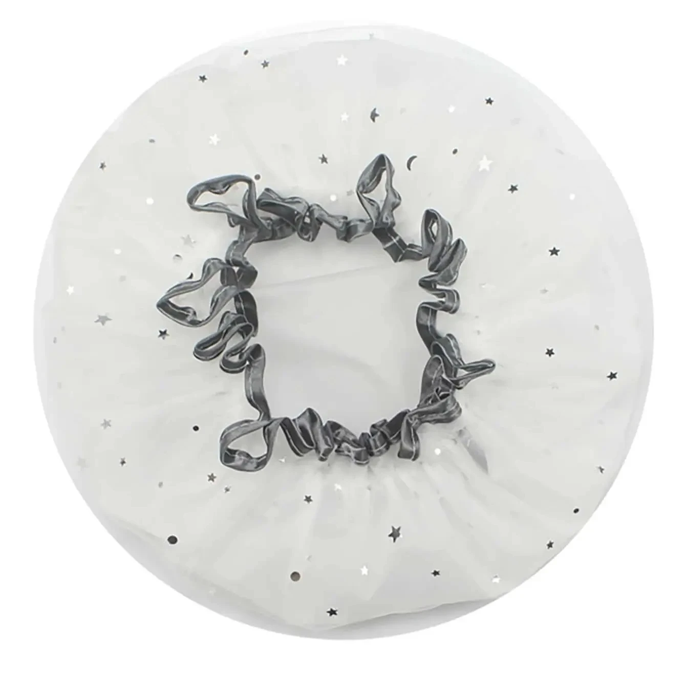 Reusable Waterproof Elastic Bath Cap For Women Bathroom Home Use