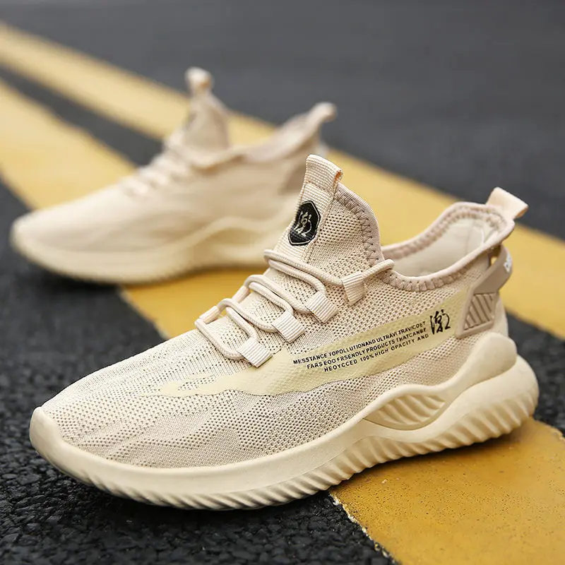 

Men Mesh Breathable Running Shoes Anti-Slippery Thick Bottom Male Casual Sneakers High Quality Dropshipping Footwear EU 39-44
