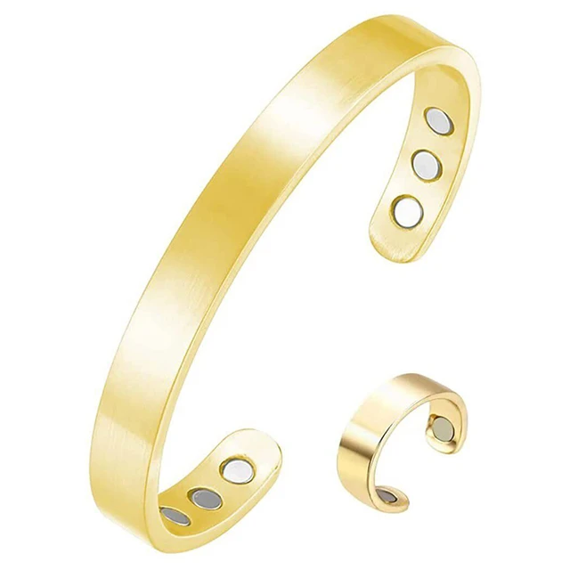 1 PC Resizeable Magnetic Rings for Women Men Weight Loss Care Fitness Opening Finger Ring Power