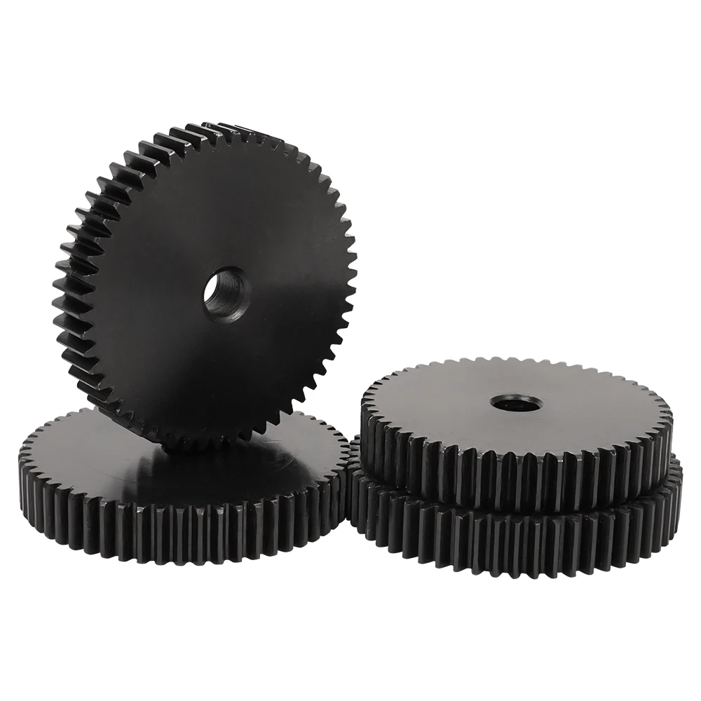 Cylindrical Gear Mod 1 Teeth Pitch 3.14 mm SC45# Carbon Steel 1M-67T/68T/69T/70T/71T/72T/73T/74T/75T/76T Motor Gear