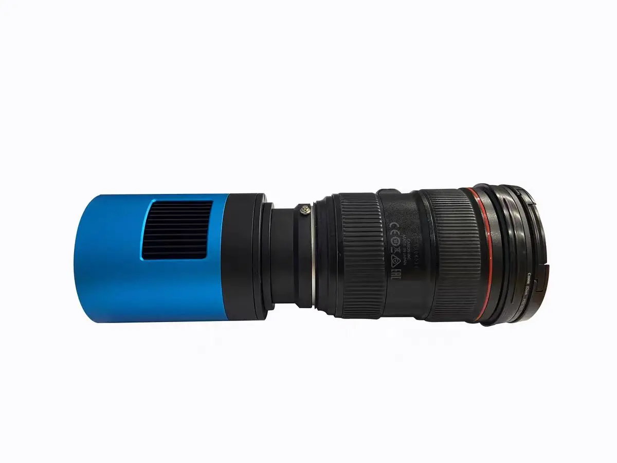 The Touptek M42-EF/F port adapter For Canon/Nikon lens adapter connecting the Touptek2600M/ C533M /C 5