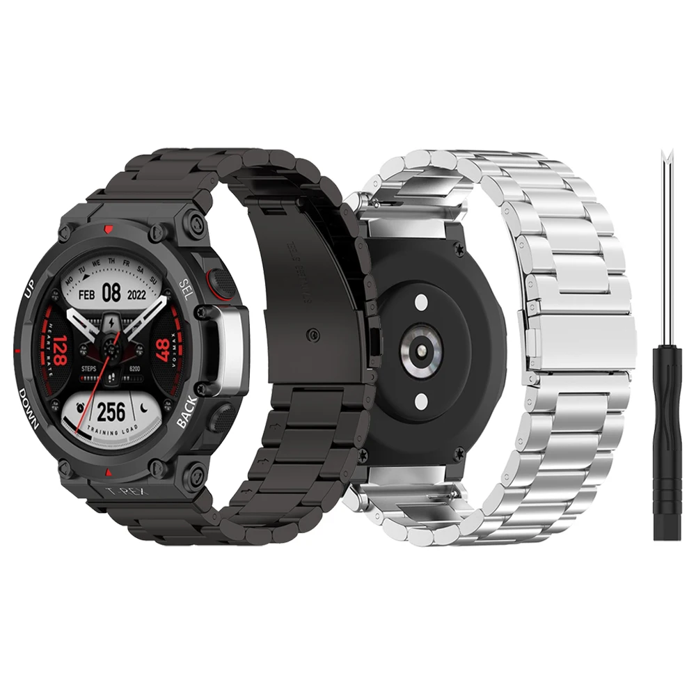ݼ  Amazfit T-Rex 2 Ʈ ġ  Huami ð T-Rex 2 Correa ׼ /ǹ ð 