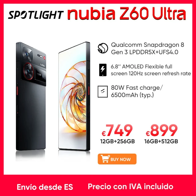 World Premiere 2024 Fligship ZTE Nubia Z60 Ultra 5G Smartphone Snapdragon 8  Gen 3 6.8  Full Screen 120Hz 80W Fast charging NFC - AliExpress