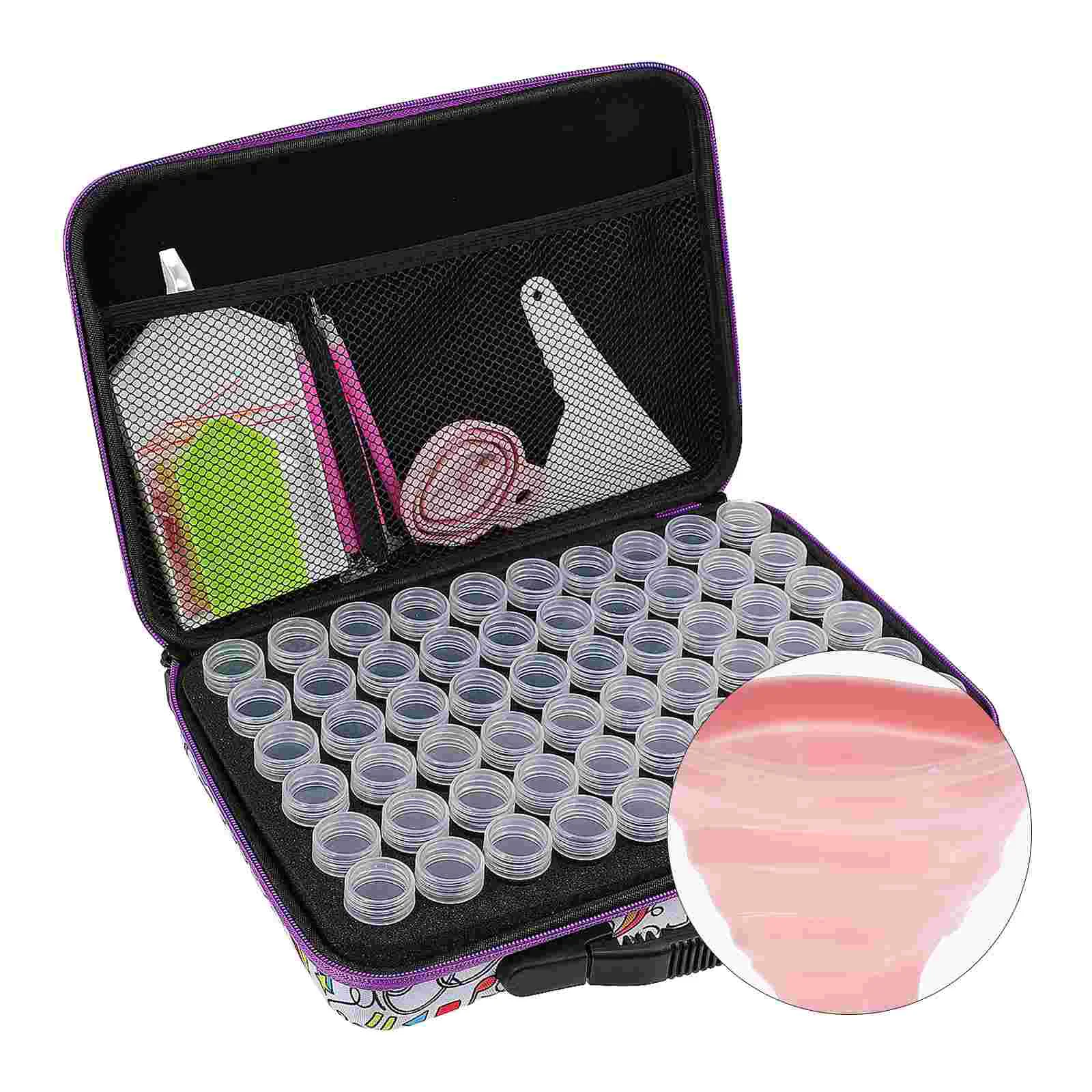 

Storage Bag Bags Case Premium Portable Drawing Beads Plastic Durable Organizer