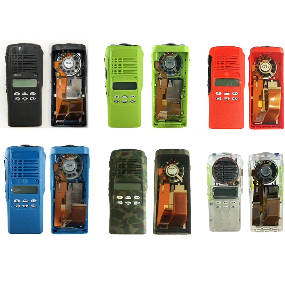 Multi-color Two Way Radio Replacement Housing Case Repair For HT1250 With Speaker & LCD