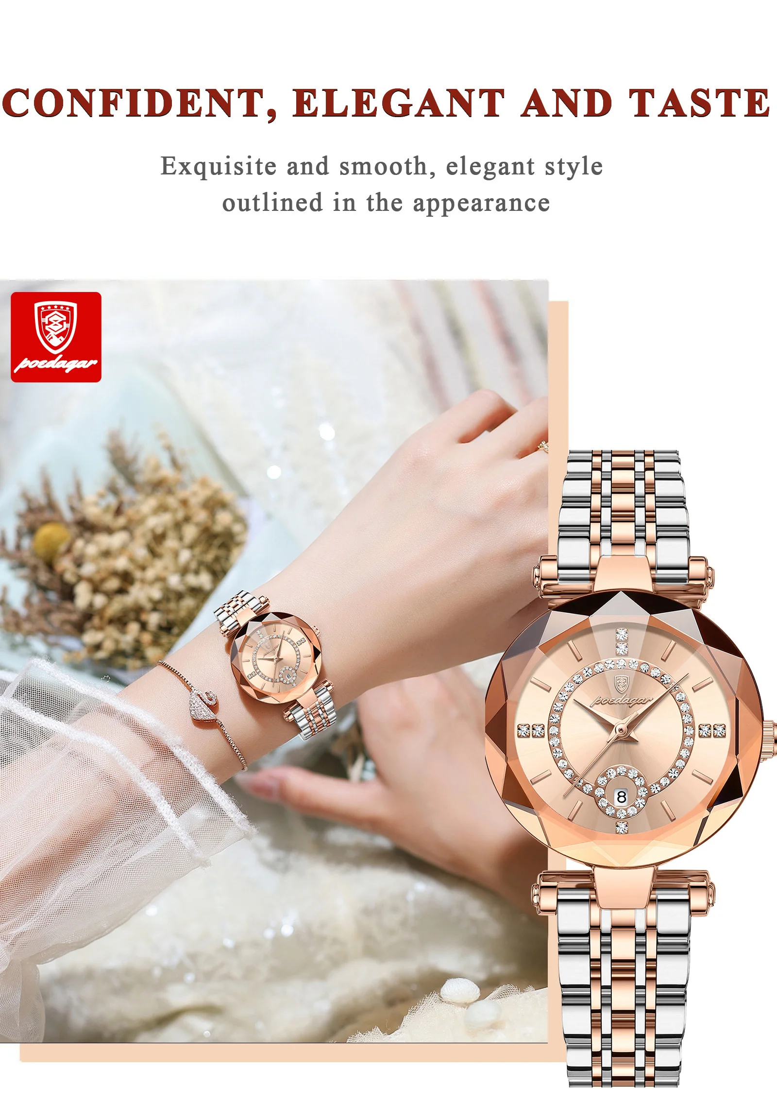 POEDAGAR Orologio da donna - Confezione