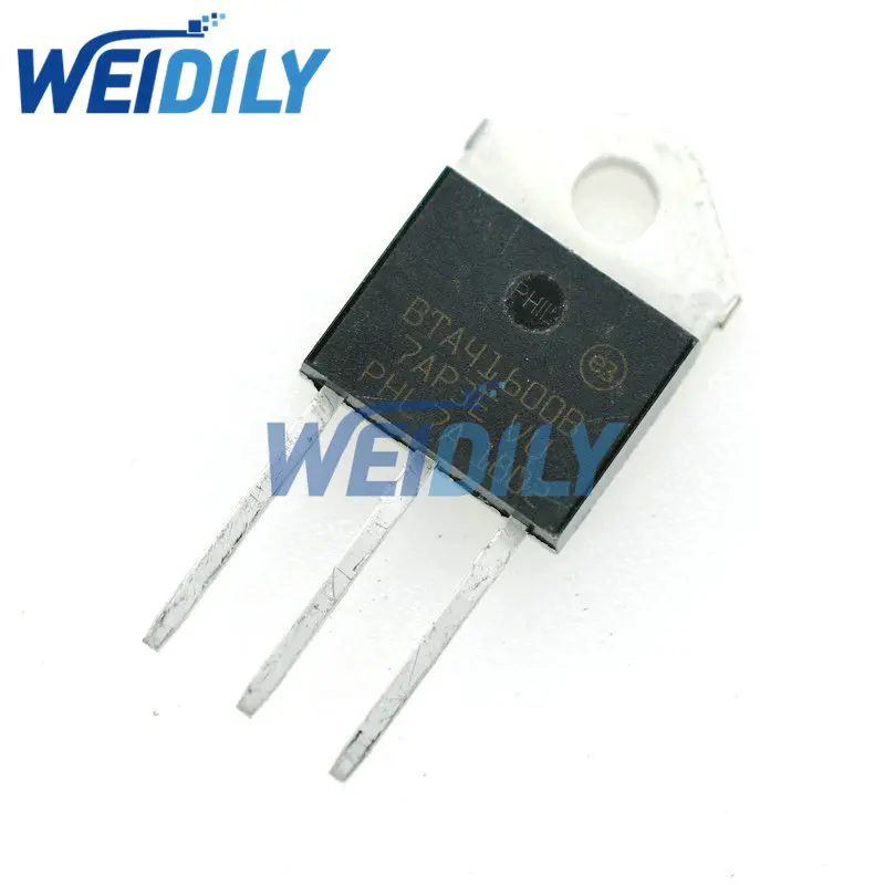 BTA41-600B BTA41600B BTA41-600 BTA41600 TO-247 40A 600V Triode Transistor 5PCS New bjt transistor transistors kit mosfet transistor triac transistor