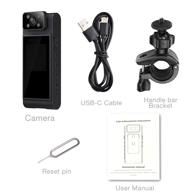 HD 4k/2k/1080P Driving Recorder Handheld Back Clip Law Enforcement Instrument Infrared Night Vision Camera Sports DV Body Cam - Image 6