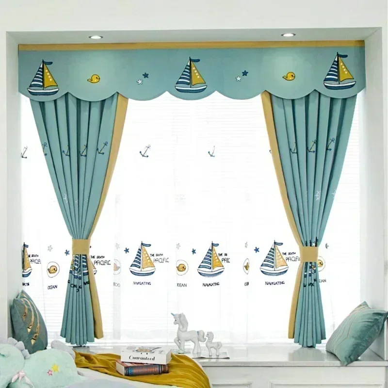 

22626-STB-современные занавески с градиентным цветным принтом для окон в скандинавском стиле, занавески для гостиной из прозрачной ткани