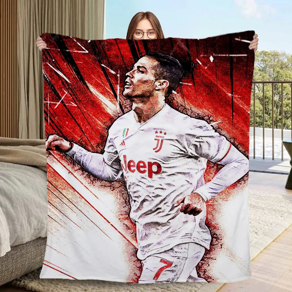 Home Interior Ronaldo Luxury Throw Blanket Fluffy Hairy Blankets for Bed Blanket 150cm X 200cm Sofa Blankets and Throws Cobija 4