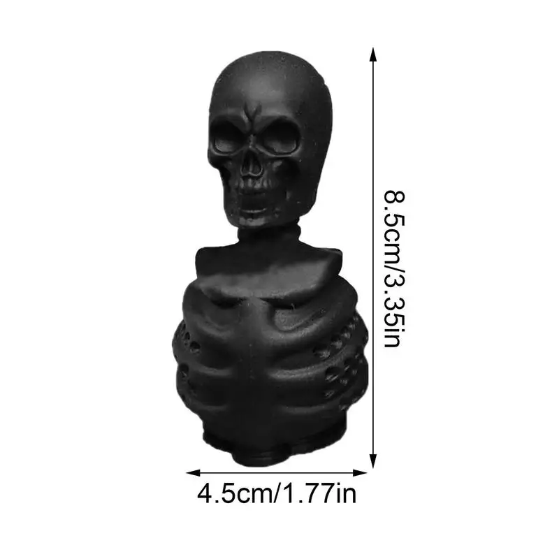 Festive Skull Head Shape Silicone Tea Infuser Tea Strainer Reusable Cute Cartoon Model Infuser Brewing Tool Strainer