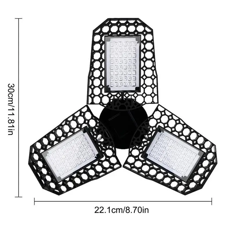 Lampe de Croissance pour Plantes 30w, Lampe pour Plante, 5 Niveaux à  variation réglable LED Plante Lampe, Lampe Horticole Spectre C