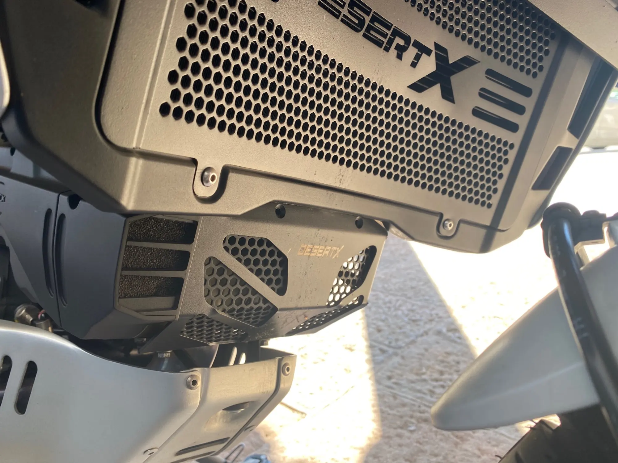 2023 Moto Per Ducati Desertx Desert X Protezione Della Protezione Del Motore Protezione Dello Scudo Di Scarico Copertura Del Telaio 2022 2023 Desert X