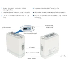  Mini Mobile 1-5L Oxygen-concentrator Portable Oxygen Concentrator 