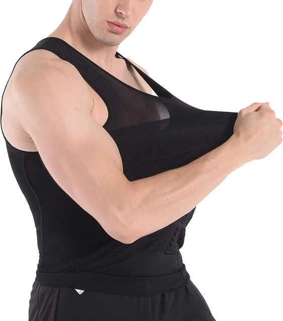 Men Slimming Elastic Body Shapewear Vest Tight Skinny Shirt Fitness Waist  Compression Control Abdomen Breathable Top Sport Vest - AliExpress