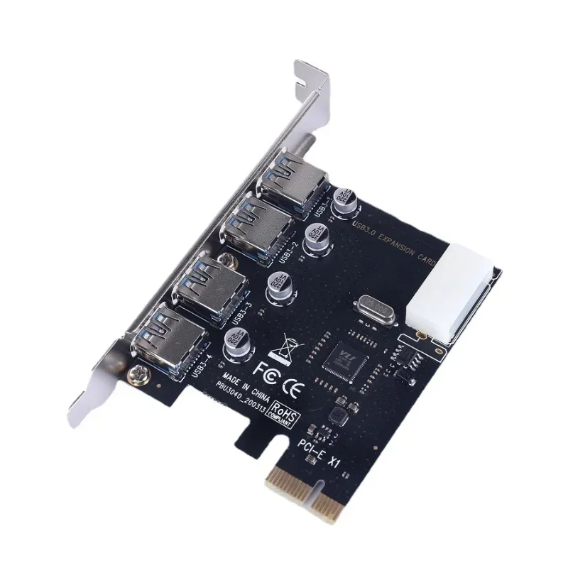 

USB 3.0 PCI-E Expansion Card Adapter 4 Port USB 3.0 Hub Internal Header USB 3 To PCIE PCI Express Adapter Card