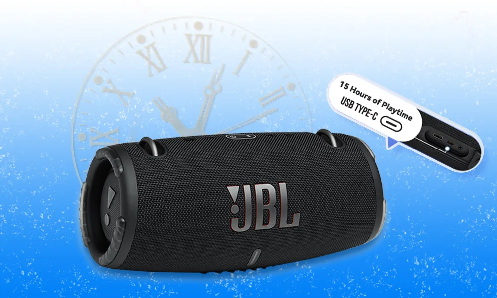Buy JBL Xtreme 3 Portable Bluetooth Speaker Powerful Sound Deep Bass & Upto 15 Hours of Playtime Price In Pakistan available on techmac.pk we offer fast home delivery all over nationwide.
