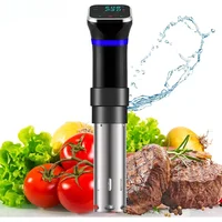S012 Sous Vide 1100W Slow Cooker, Immersion Circulator, Ultra-Quiet Fast-Heating With Big Touchscreen Accurate Temperature 1
