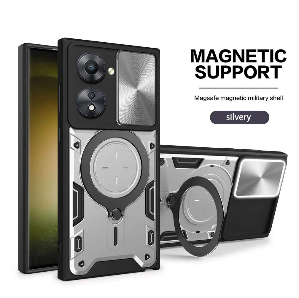 

Camera Protect Case For Realme C55 C35 C33 C31 C30 C21Y C25Y C21 C20 C11Narzo 50A Prime Case Ring Magsafe Magnetic Cover