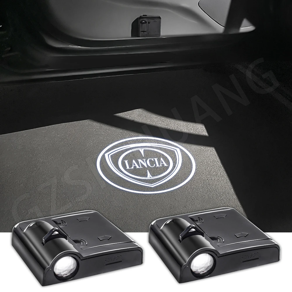 Luci Della Portiera Dell'Auto Protezione Laser A Led Benvenuto Shadow Ghost Light Logo Protector Per Lancia Delta Ypsilon Lybra Musa Kappa Voyager