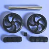 Silent Two-Wheel Abdominal Roller - Pvc and Stainless Steel Material, Suitable for Core Strength Training and Fitness Enthusiasts, Abdominal Muscle Roller, Sports Equipment 4