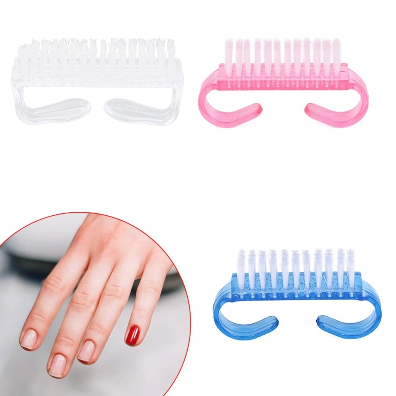 Handle Grip Nail Brush Cleaner Fingernail Scrub Hand Cleaning Brushes Soft  Stiff Bristles Scrubber Manicure Tool Foot Toes Care - Nail Brushes -  AliExpress