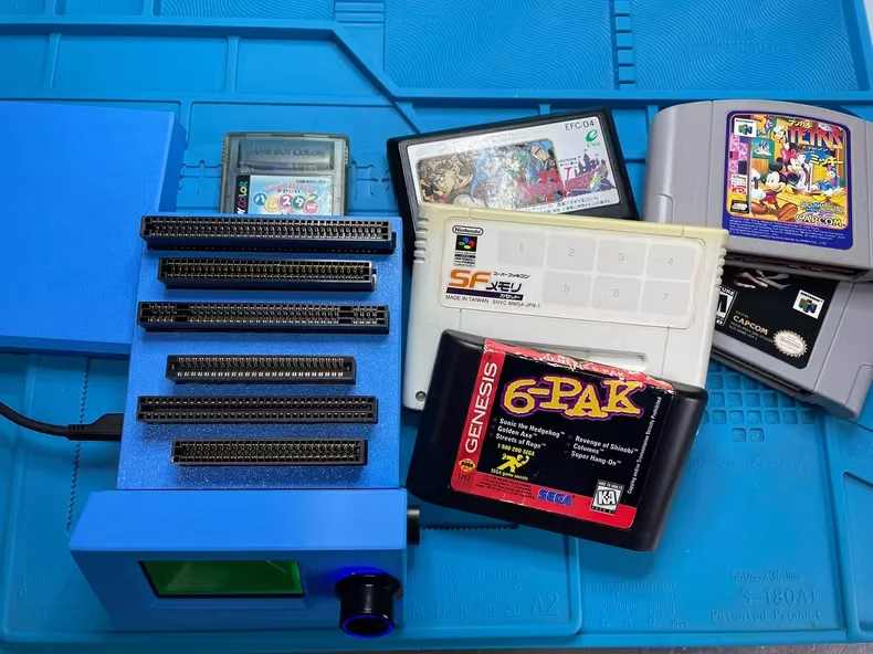 DIY Sanni Cart Reader V5 Retro Game Card Dumper Open Source