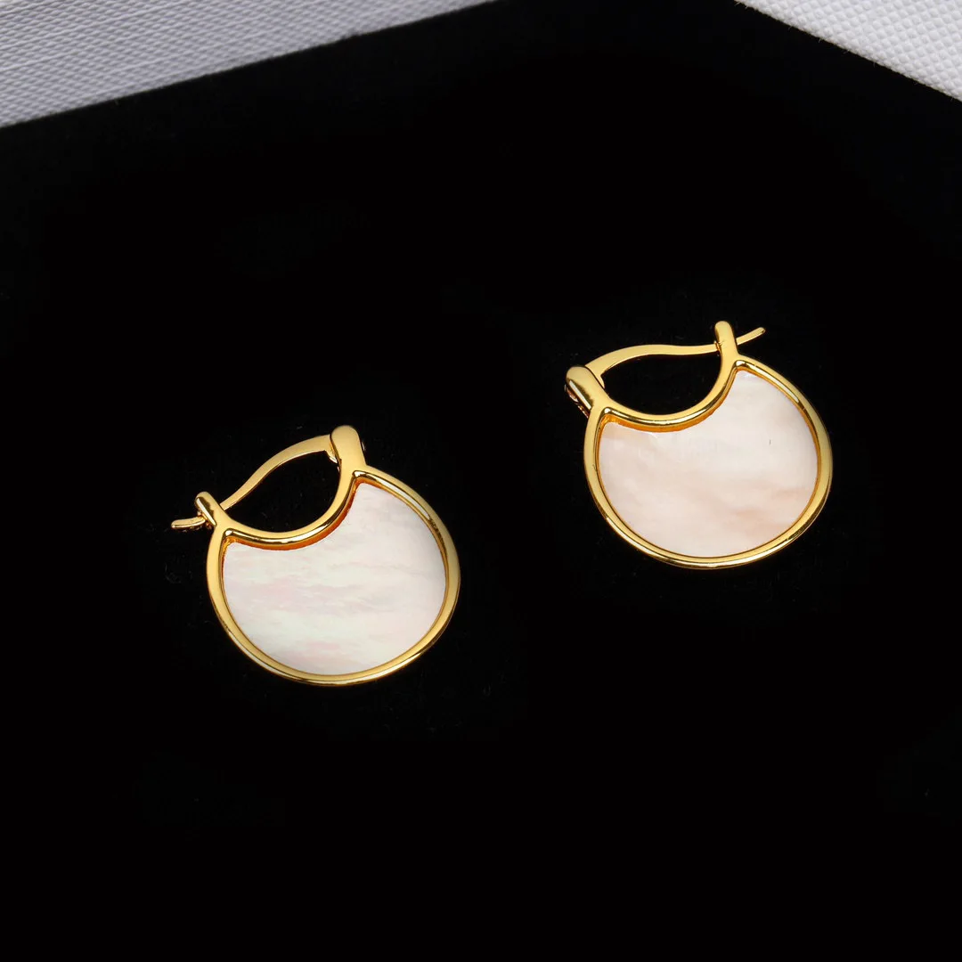 2023 New Classic Popular Brand Earrings for Women Fine Quality Shell Eardrop Luxury Jewelry