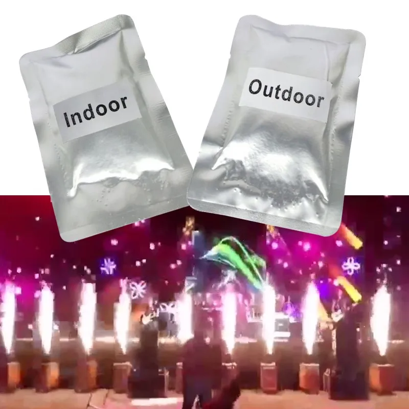 Ti polvo 200 g/bolsa máquina de chispa fría consumibles interior exterior efecto fuente brillante Dj Bar boda fiesta Disco