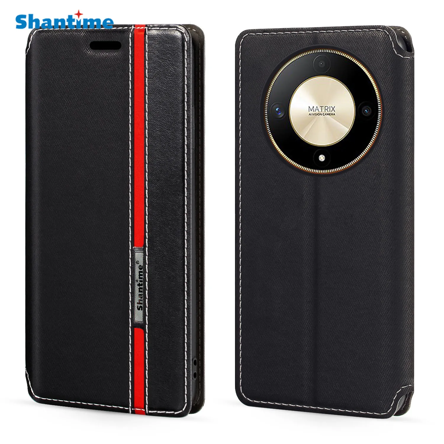 Per Huawei Honor Magic 6 Lite 5G Honor X50 5G Honor X9B 5G Custodia Fashion Custodia Con Chiusura Magnetica Multicolore Con Porta Carte