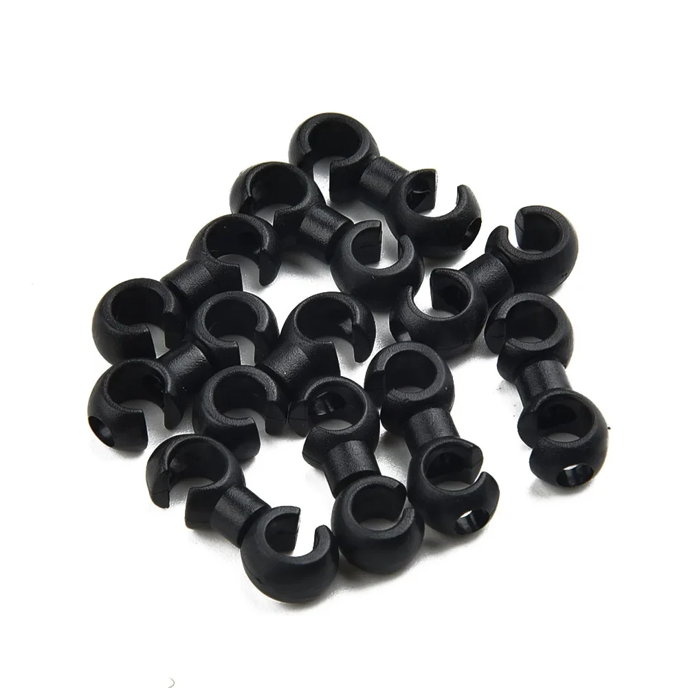 

10PCS S Shaped Hook Clips Rotating Bike Brake Gear Cross Cable Tidy Clip Portable Durable Lightweight Bike Tool