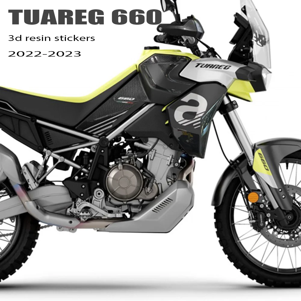 Tuareg 660 Adesivi Accessori Moto Kit Di Protezione Adesivo In Resina Epossidica 3D Serbatoio Pad Per Aprilia Tuareg 660 2022-2023