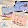 Makeup Lipstick Stand Case Desktop Cosmetic Organizer Storage Box Lipstick Dust-proof Display Stand Holder Cute Dressing Table 3