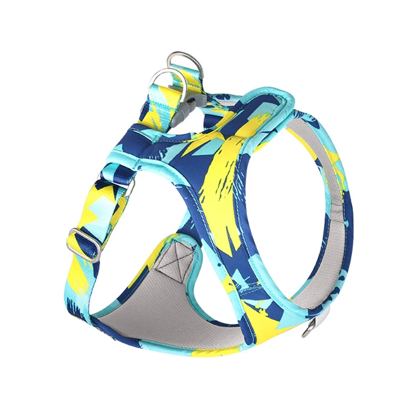 Adjustable Mesh Pet Harness with Leash for Small to Medium Dogs and Cats