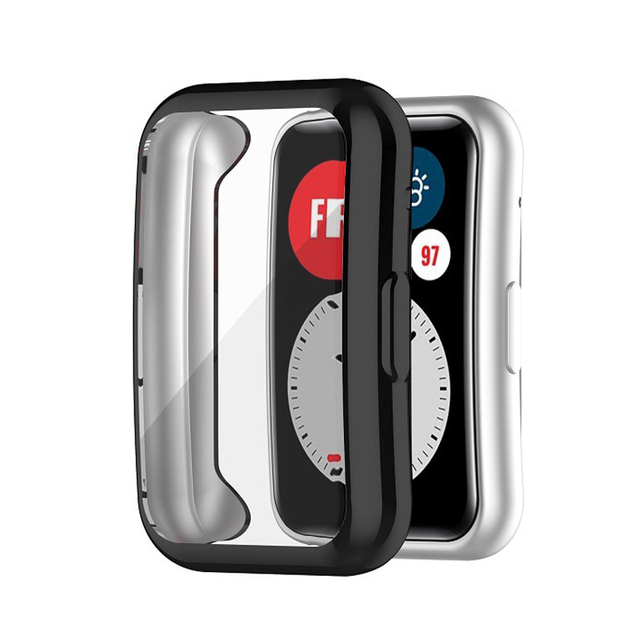 Case+Strap for Huawei Watch Fit watch Accessories Bumper All-Around Screen Protector Case Cover With Wristband Bracelet