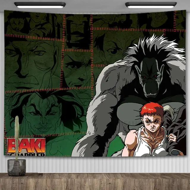 Baki O Campeão - Anime Caixa Box Decorativa em MDF