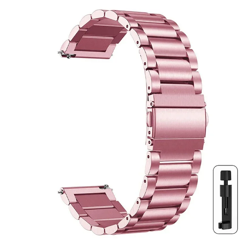 Stainless Steel Replacement Watch Band - 22mm Metal Strap Bracelet Accessories
