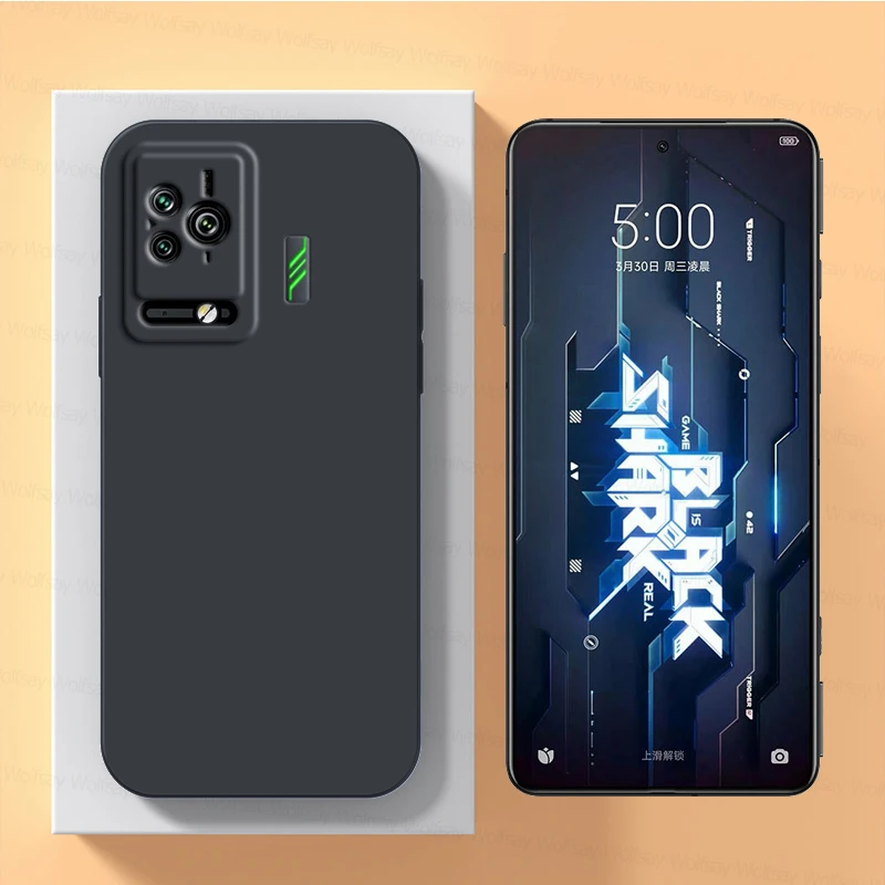 Per Xiaomi Black Shark 5 Pro Custodia Black Shark 5 Pro Cover Cover Protettiva Antiurto In Silicone Liquido Tpu Black Shark 5 Pro