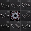 48PCS/Box 3.0mm High Quantity PreBuild Coils DIY Alien Fused Clapton/Flat/Mix Twisted/Hive/Quad/Tiger Watercolor Accessary 3