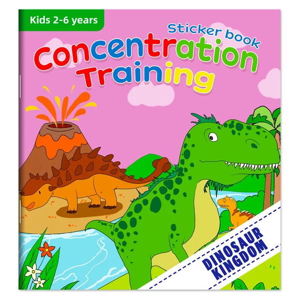 Children's Reusable Cartoon Sticker Book: Fun and Educational Gift