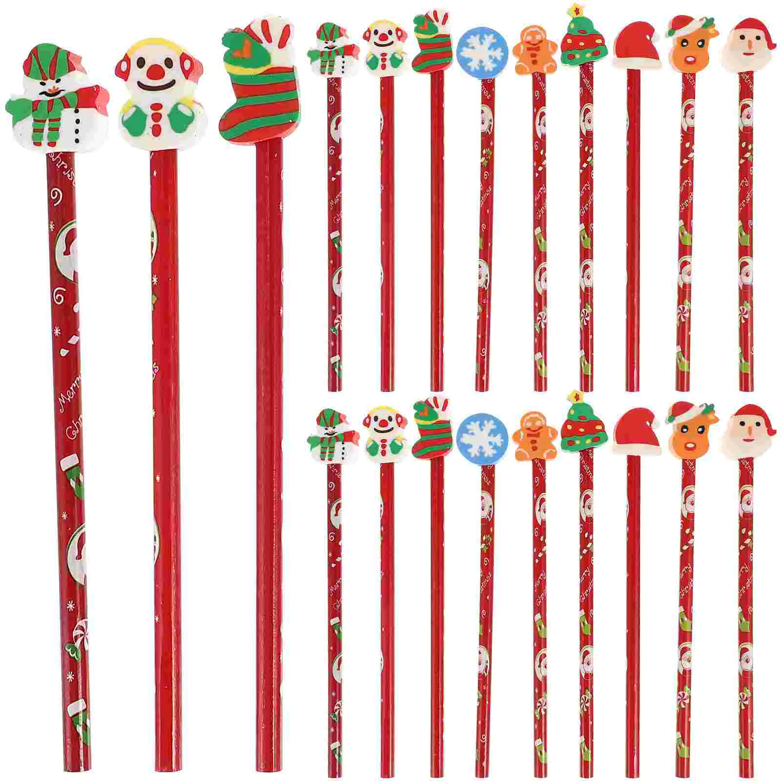 

Students Adorable Wood Pencils Cartoon Pencils Xmas Pencils For Kids Bulk for School Students Kids