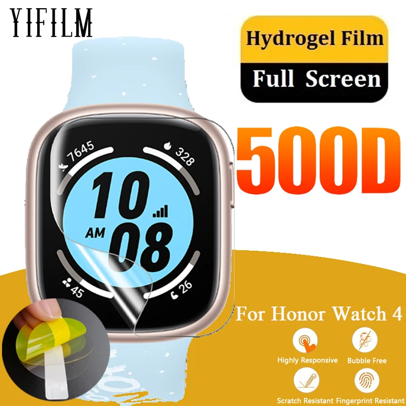 

Гидрогелевая защитная пленка из ТПУ для Honor Watch 4, 3 шт.