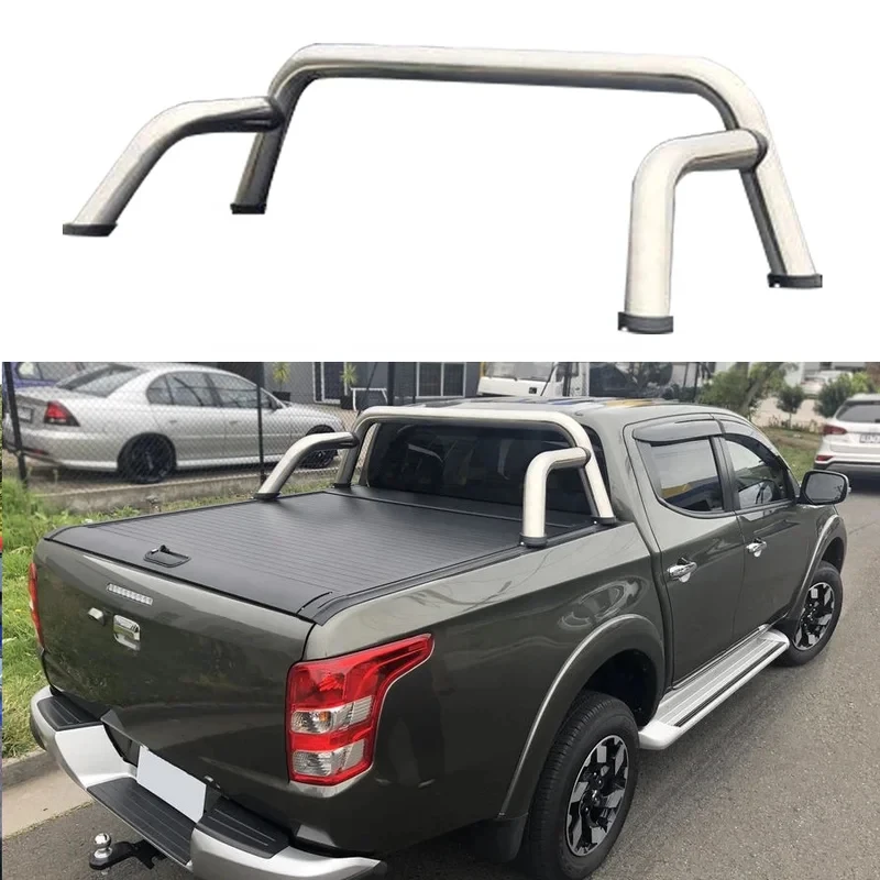 공장가 맞춤형 스테인리스 픽업트럭 스포츠바 리어 베드 롤바 툰드라 타코마 힐룩스