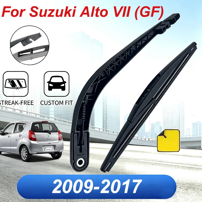 2 Stück Heckscheibenwischerarm & Wischerblatt für Suzuki Alto VII (GF) Wischerblatt- und Arm-Set Kit Auto-Wischer 2009 2010 2011 2019