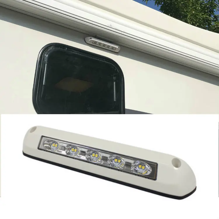 

12V/24V RV LED Awning Porch Light Waterproof Motorhome Caravan Interior Wall Lamps Light Bar RV Van Camper Trailer Exterior Lamp